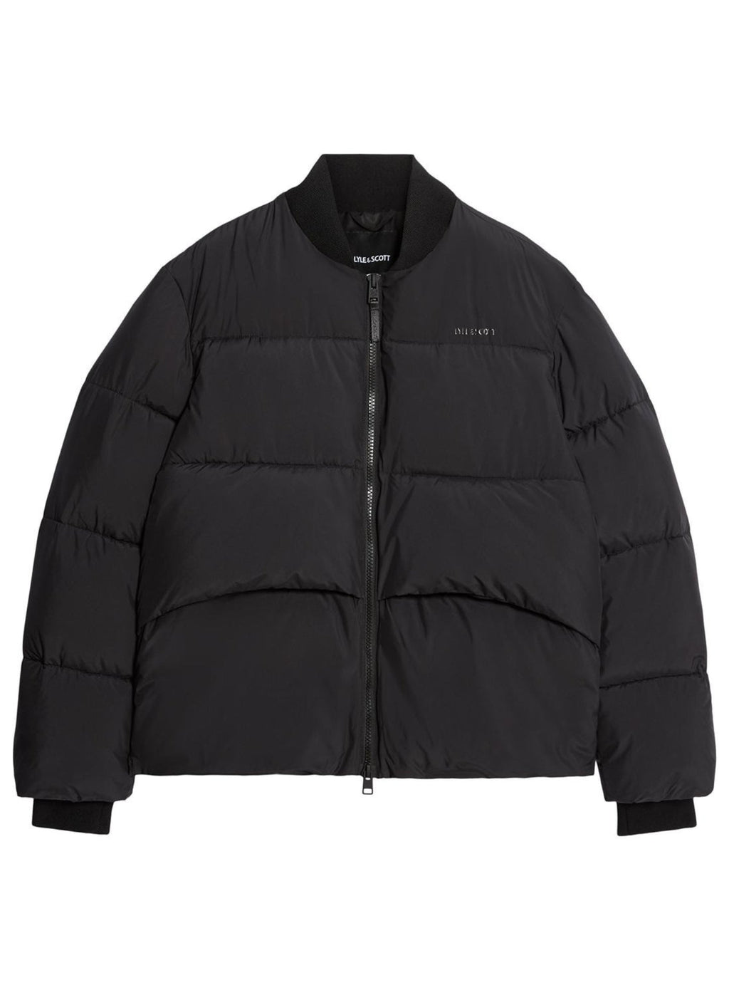 LYLE & SCOTT Quilted Down Jacket Jet Black