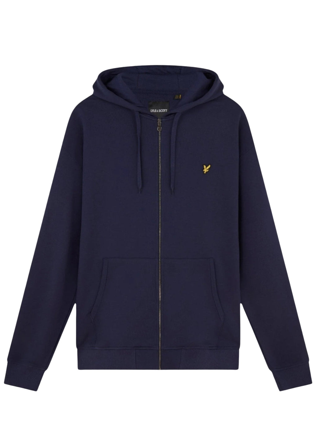 LYLE & SCOTT Loopback Cotton Full Zip Hoodie Navy