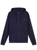 LYLE & SCOTT Loopback Cotton Full Zip Hoodie Navy