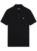 LYLE & SCOTT Plain Polo Shirt Jet Black