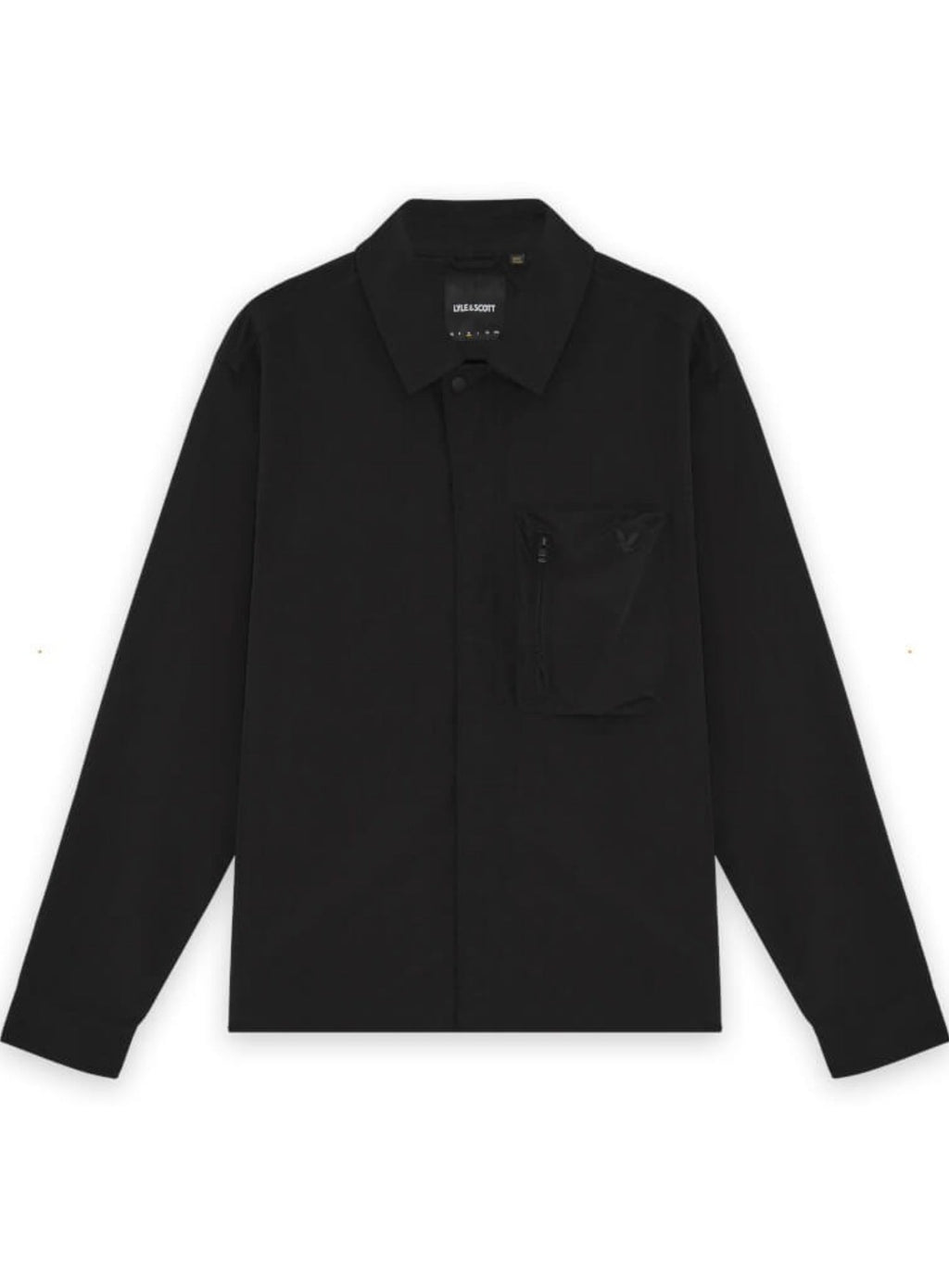 LYLE & SCOTT Lightweight Ripstop Overshirt Jet Black