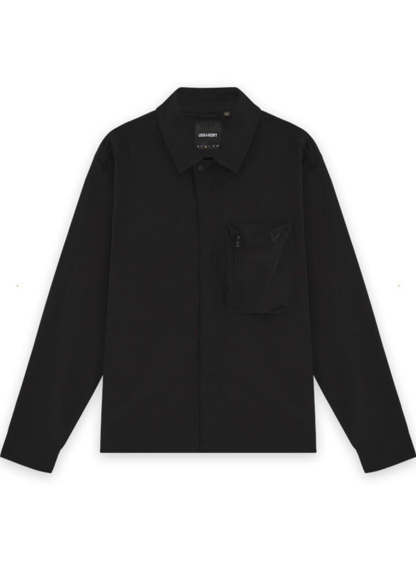 LYLE & SCOTT Lightweight Ripstop Overshirt Jet Black