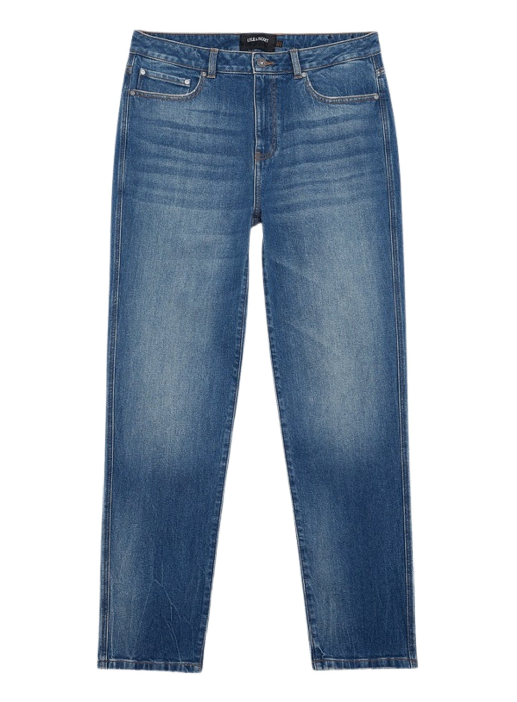 LYLE & SCOTT Tapered Denim Stone Wash Blue