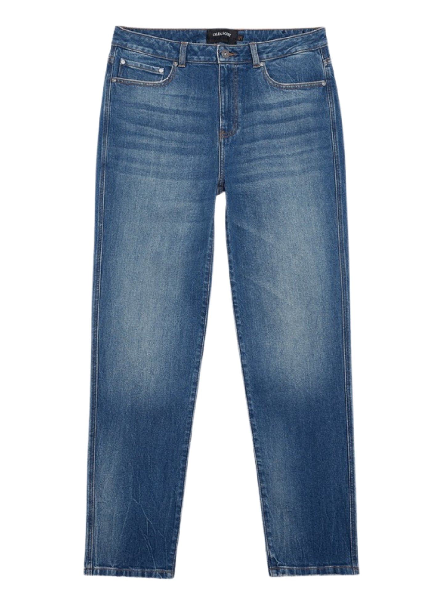LYLE & SCOTT Tapered Denim Stone Wash Blue