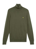 LYLE & SCOTT Cotton Merino Turtleneck Jumper Deep Depths