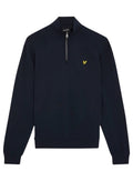 LYLE & SCOTT Loopback Quarter Zip Sweat Dark Navy