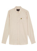 LYLE & SCOTT Plain Flannel Shirt Putty