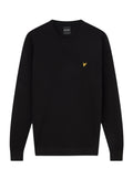 LYLE & SCOTT Cotton Crew Neck Sweatshirt Jet Black