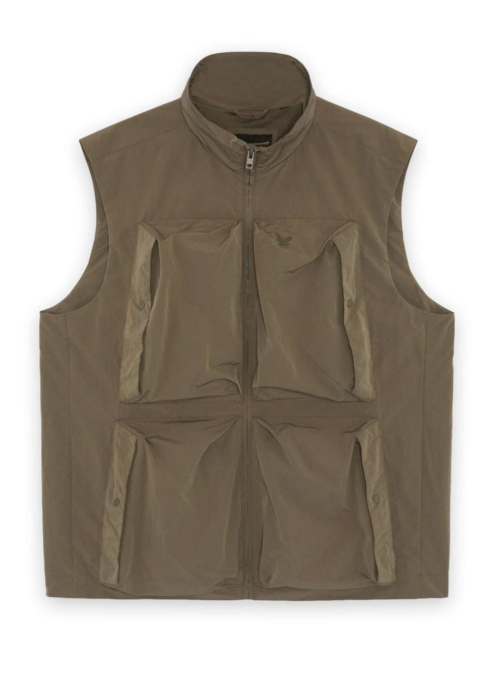 LYLE & SCOTT Lightweight Ripstop Gilet Khaki Ash