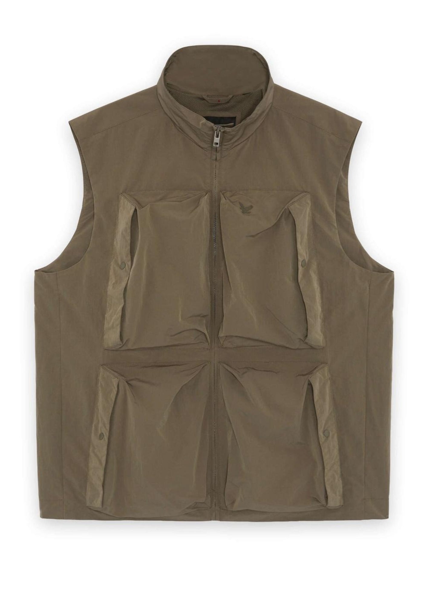 LYLE & SCOTT Lightweight Ripstop Gilet Khaki Ash