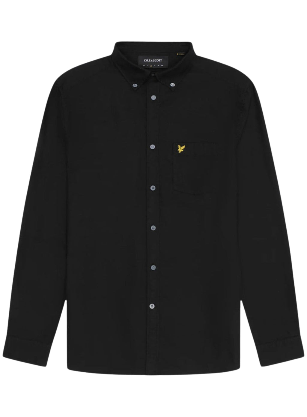 LYLE & SCOTT Plain Oxford Shirt Jet Black