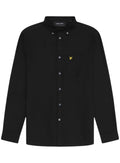 LYLE & SCOTT Plain Oxford Shirt Jet Black