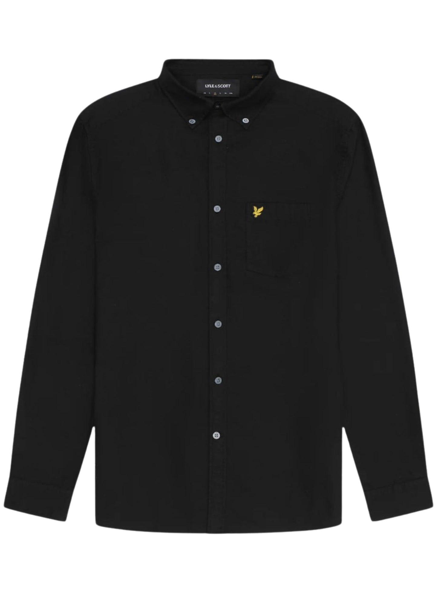 LYLE & SCOTT Plain Oxford Shirt Jet Black