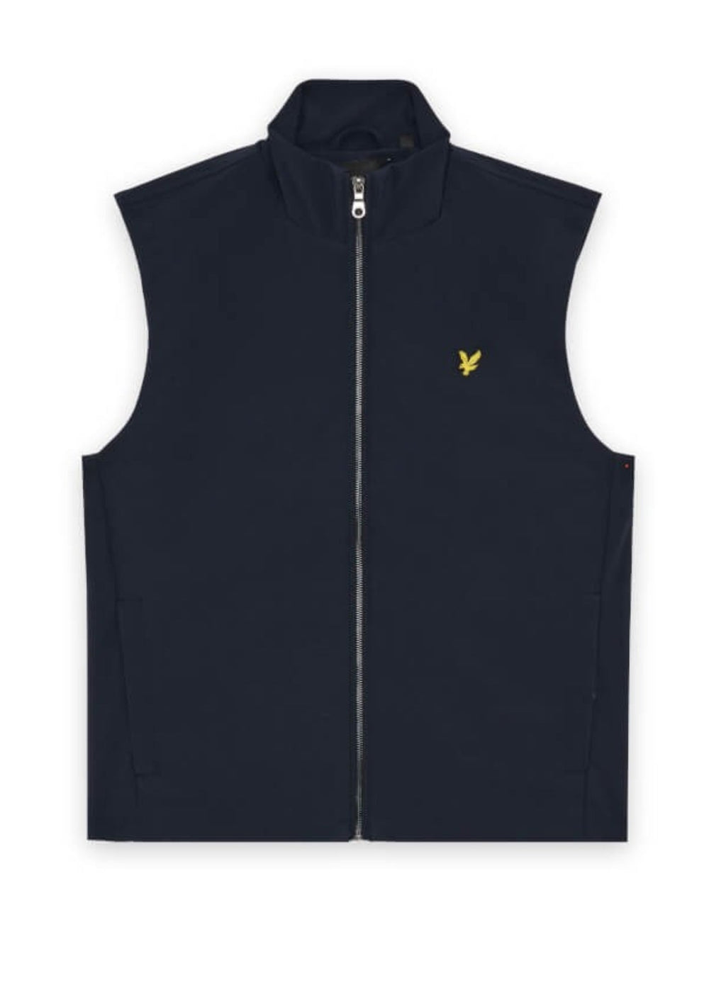 LYLE & SCOTT Mesh Back Softshell Funnel Neck Gilet Dark Navy