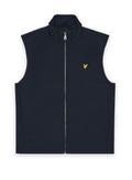 LYLE & SCOTT Mesh Back Softshell Funnel Neck Gilet Dark Navy