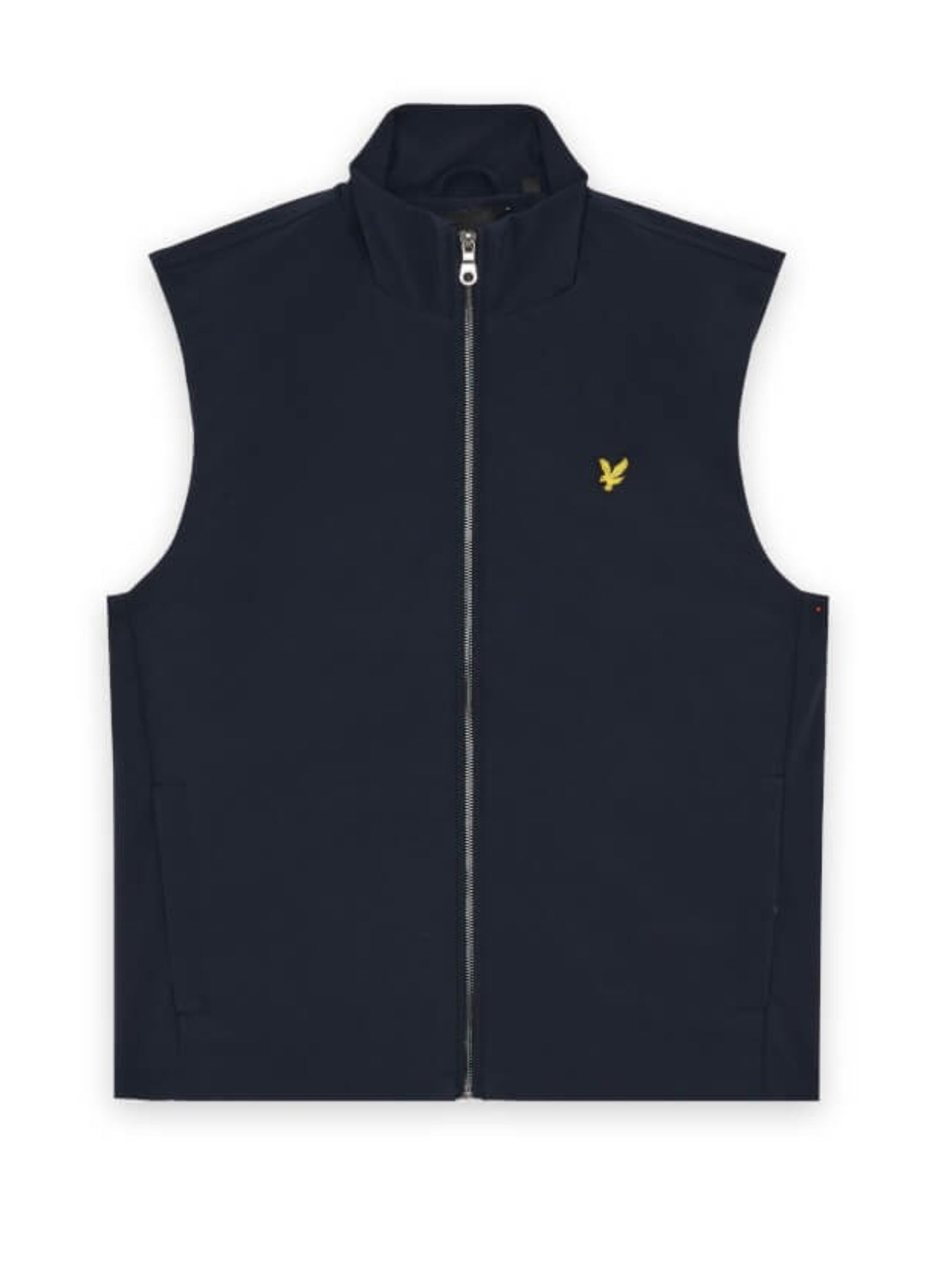 LYLE & SCOTT Mesh Back Softshell Funnel Neck Gilet Dark Navy