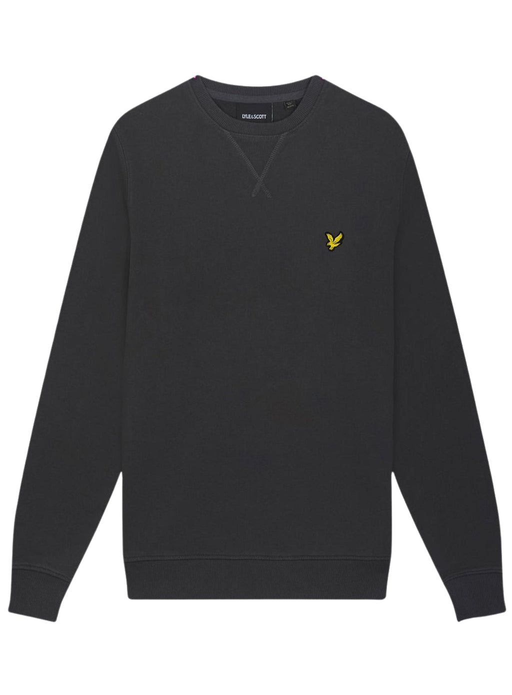 LYLE & SCOTT Cotton Crew Neck Sweatshirt Gunmetal