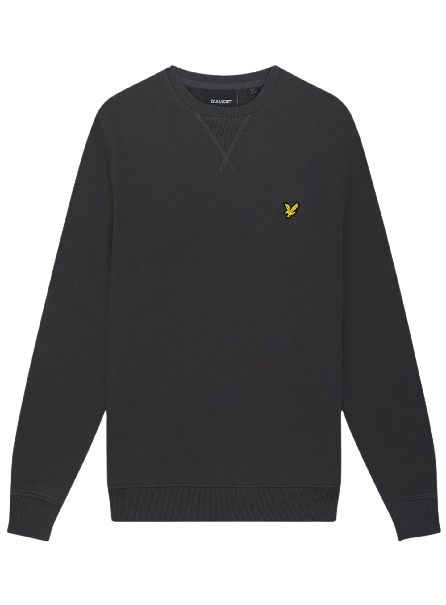 LYLE & SCOTT Cotton Crew Neck Sweatshirt Gunmetal