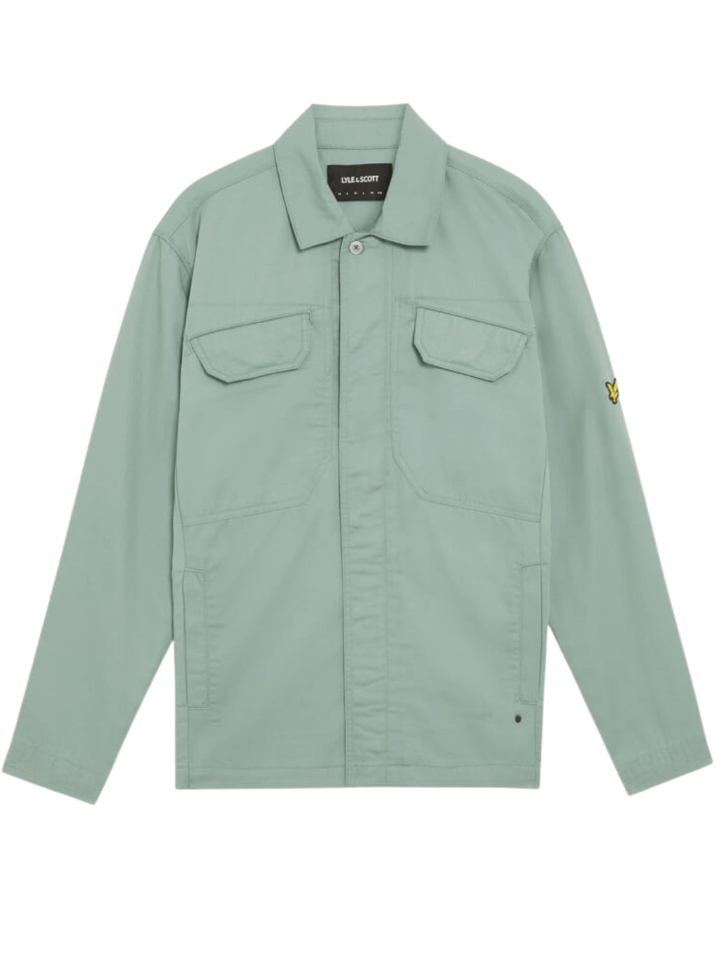 LYLE & SCOTT Multi Pocket Full Zip Overshirt Cold Mint