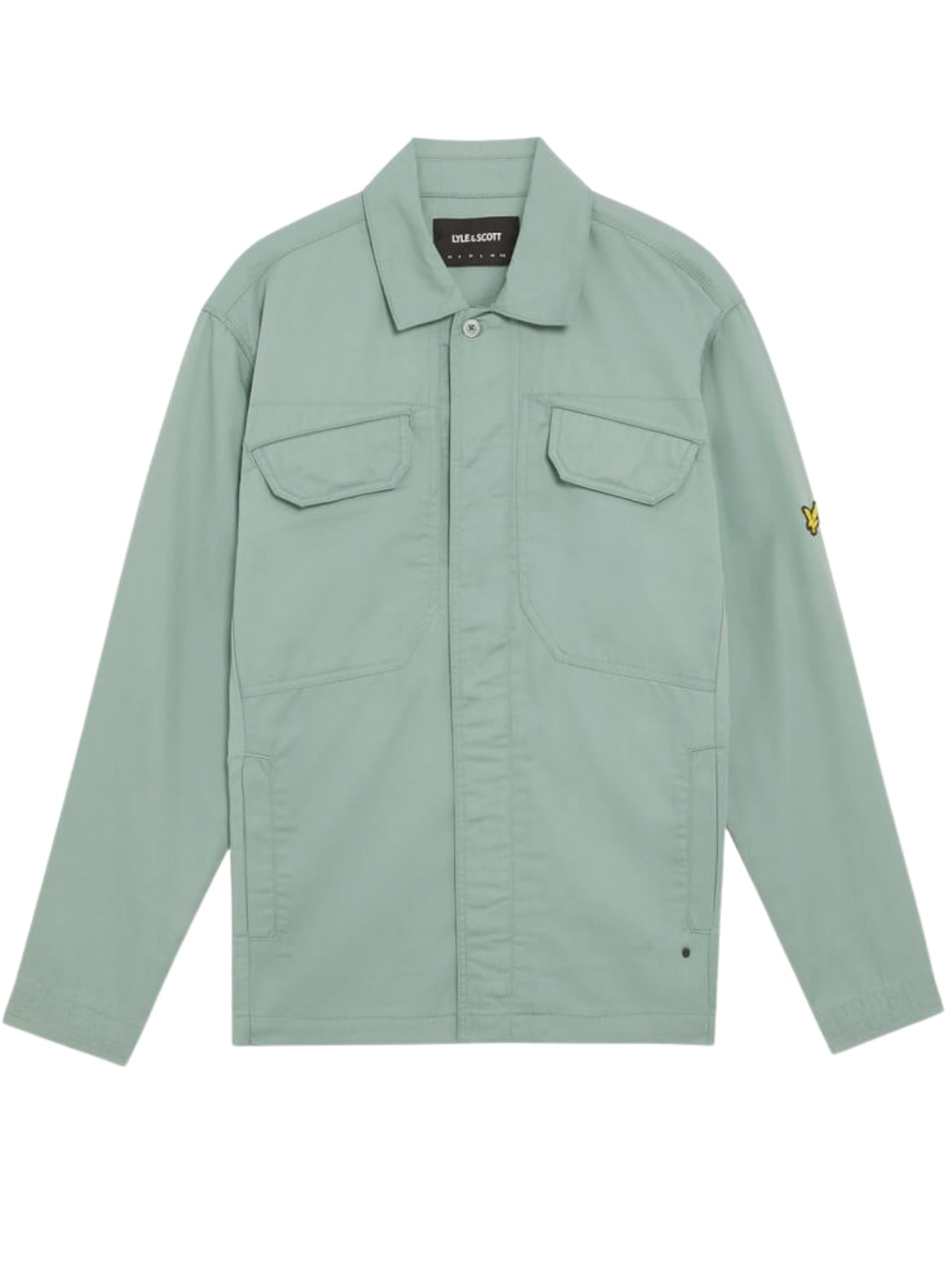LYLE & SCOTT Multi Pocket Full Zip Overshirt Cold Mint