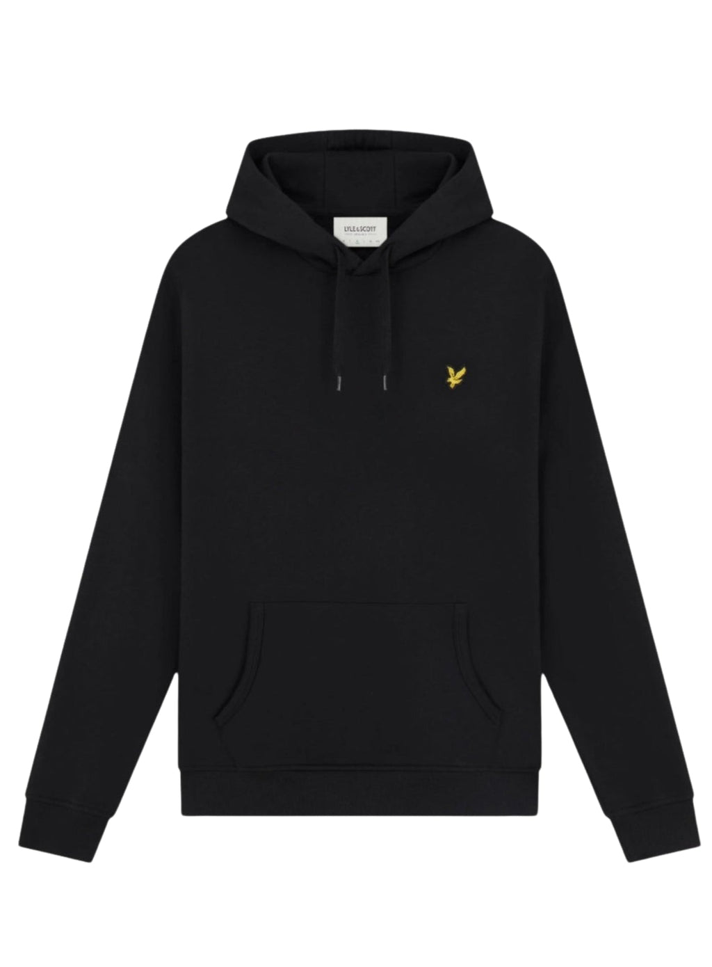 LYLE & SCOTT Loopback Cotton Hoodie Jet Black