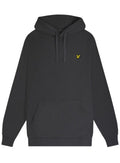 LYLE & SCOTT Loopback Cotton Hoodie Gunmetal