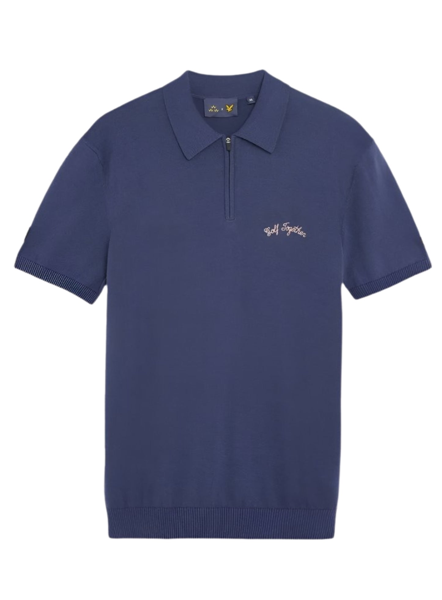 LYLE & SCOTT Golf Together Zipped Polo Shirt Crown Blue