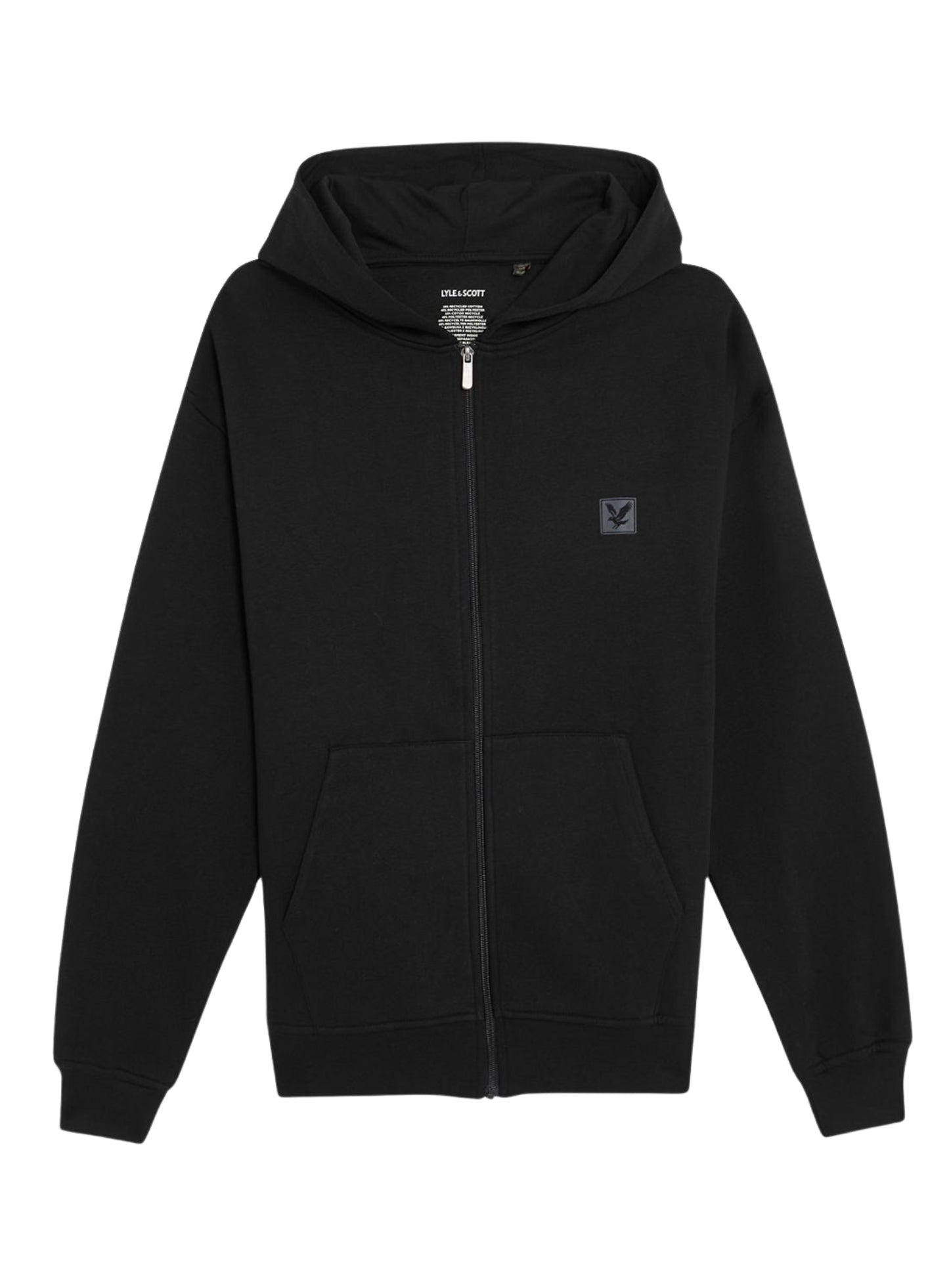 LYLE & SCOTT Loungewear Zip Through Hoodie Jet Black