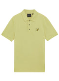 LYLE & SCOTT Plain Polo Shirt Pale Willow
