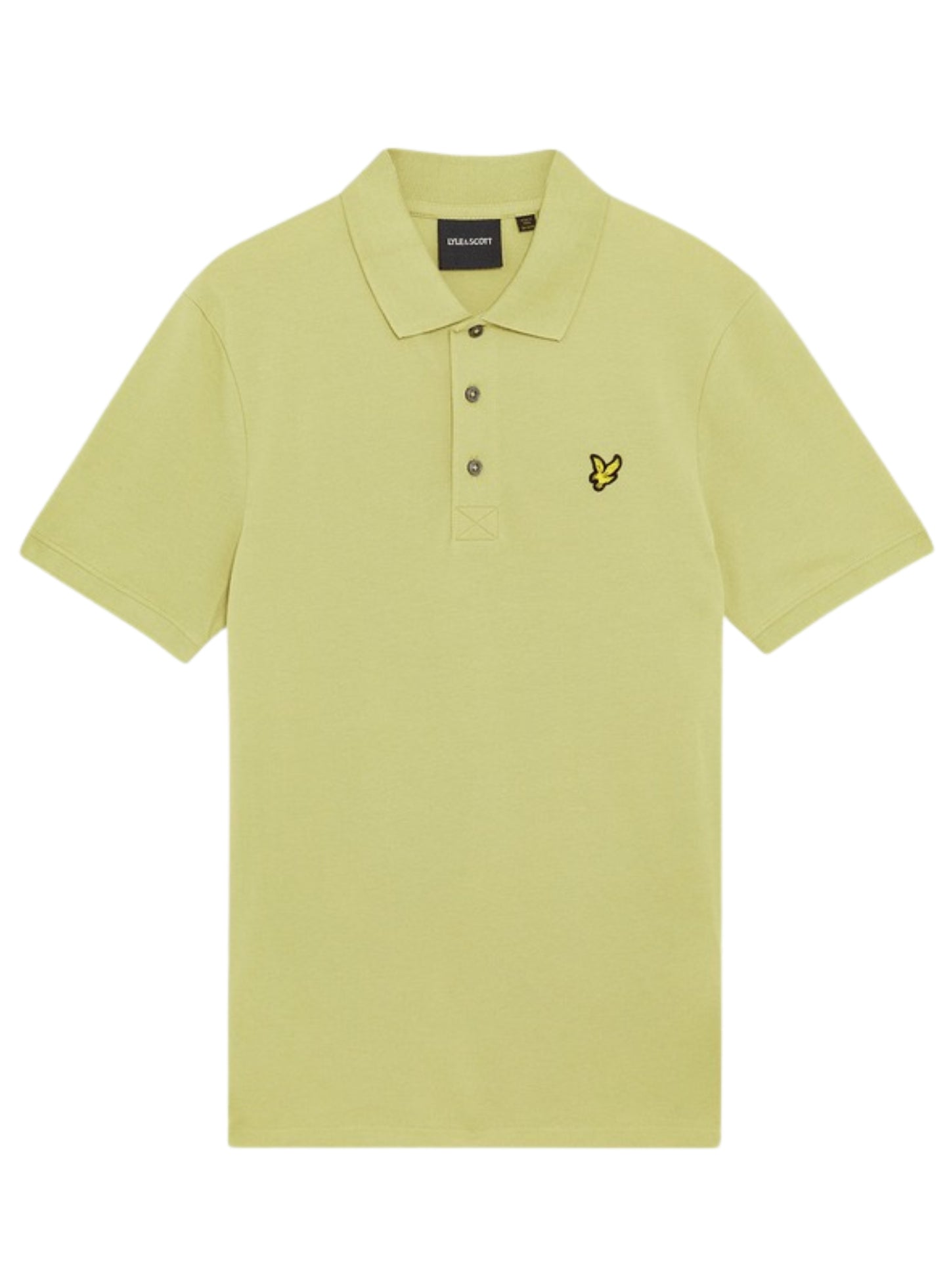 LYLE & SCOTT Plain Polo Shirt Pale Willow