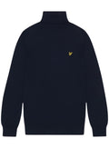 LYLE & SCOTT Cotton Merino Turtleneck Jumper Dark Navy