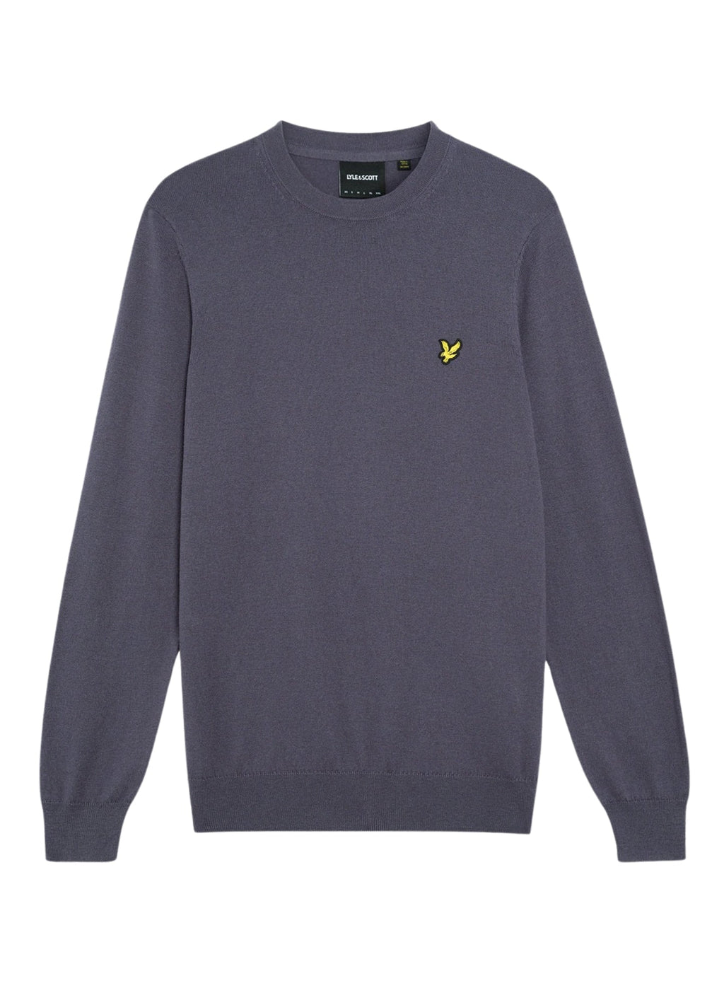 LYLE & SCOTT Cotton Merino Crew Neck Jumper Graystone