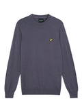 LYLE & SCOTT Cotton Merino Crew Neck Jumper Graystone