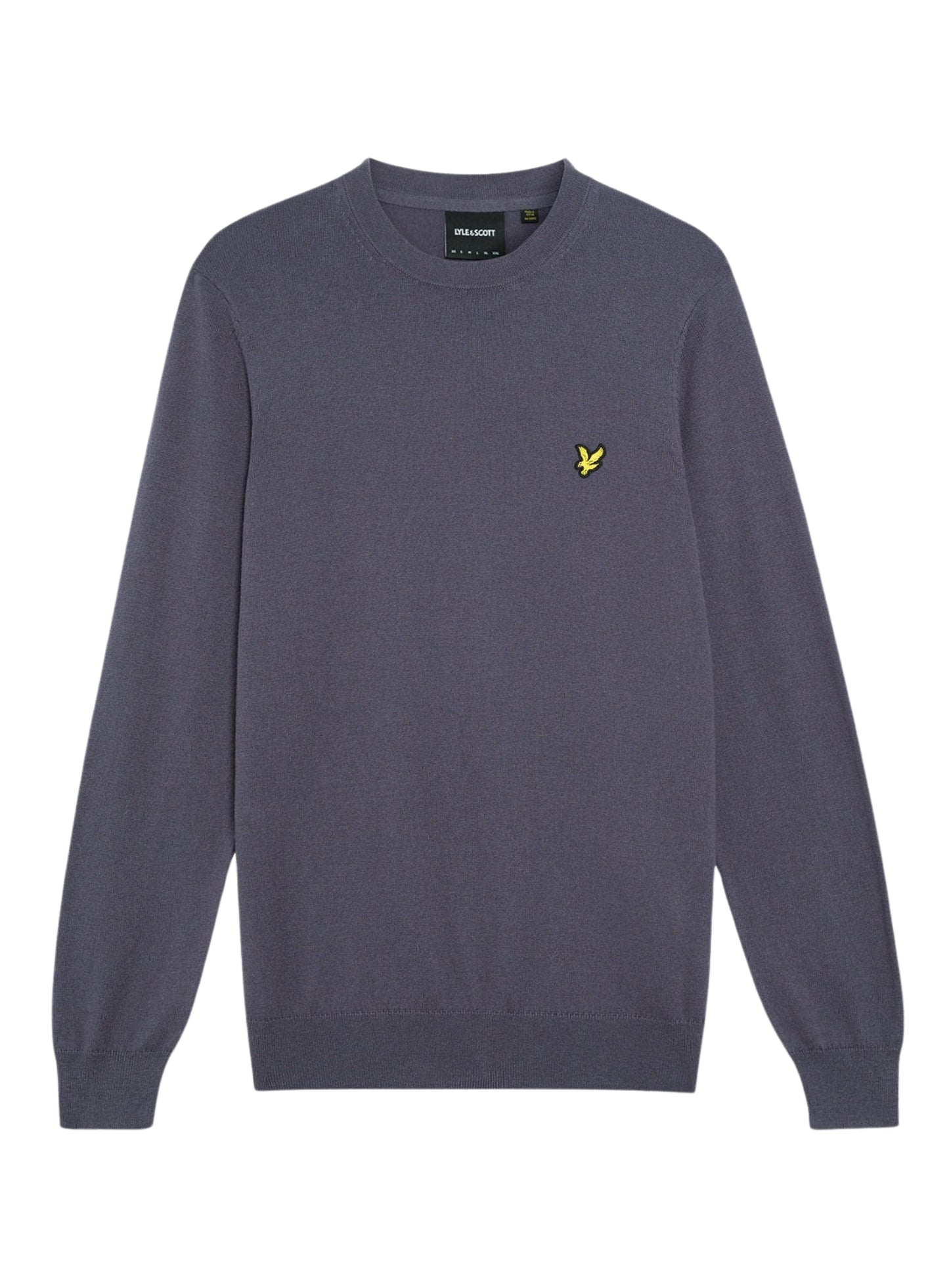 LYLE & SCOTT Cotton Merino Crew Neck Jumper Graystone