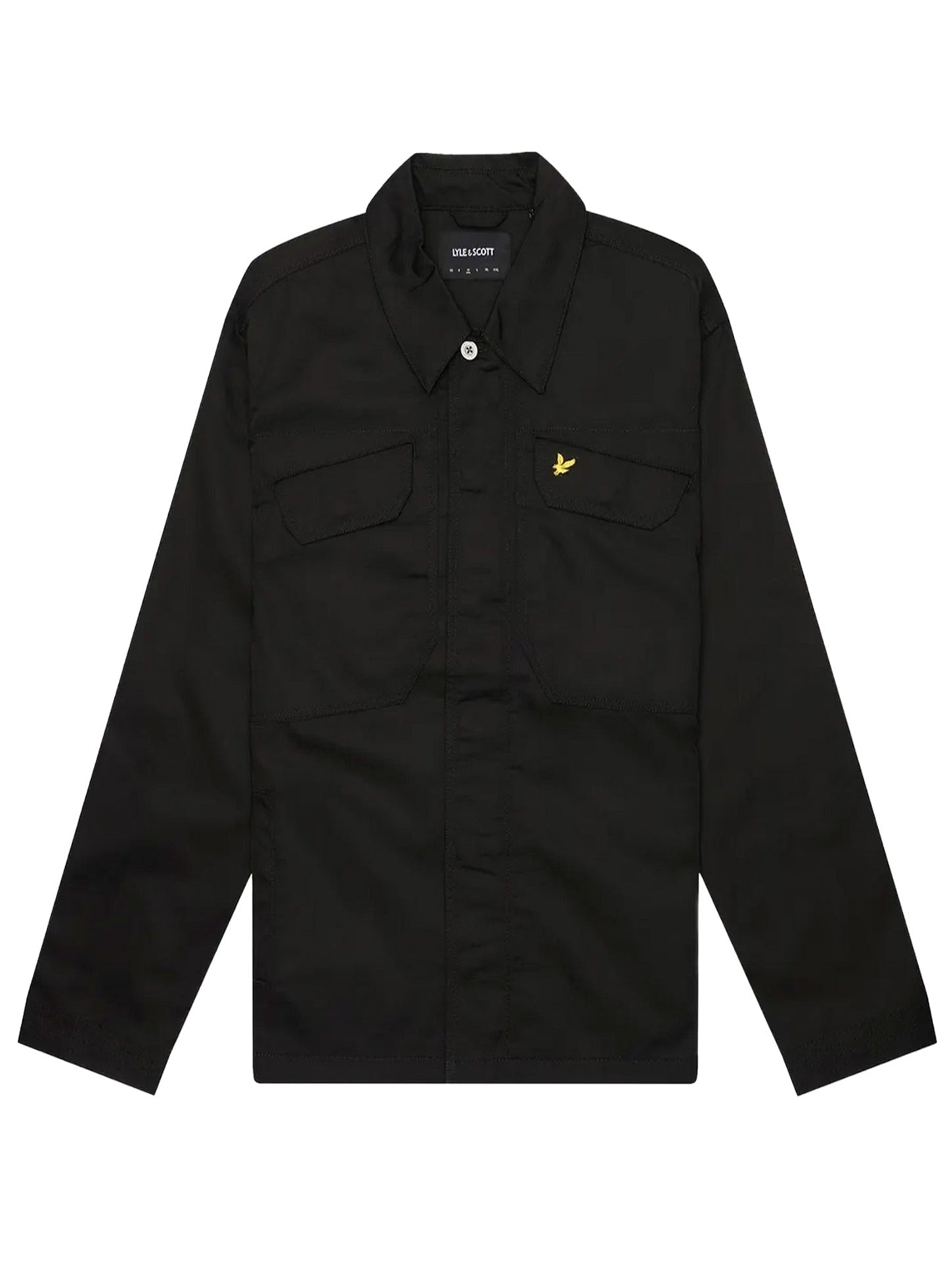 LYLE & SCOTT Multi Pocket Overshirt Jet Black