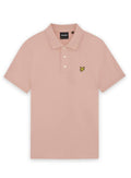 LYLE & SCOTT Cotton Polo Shirt Pink Grapefruit