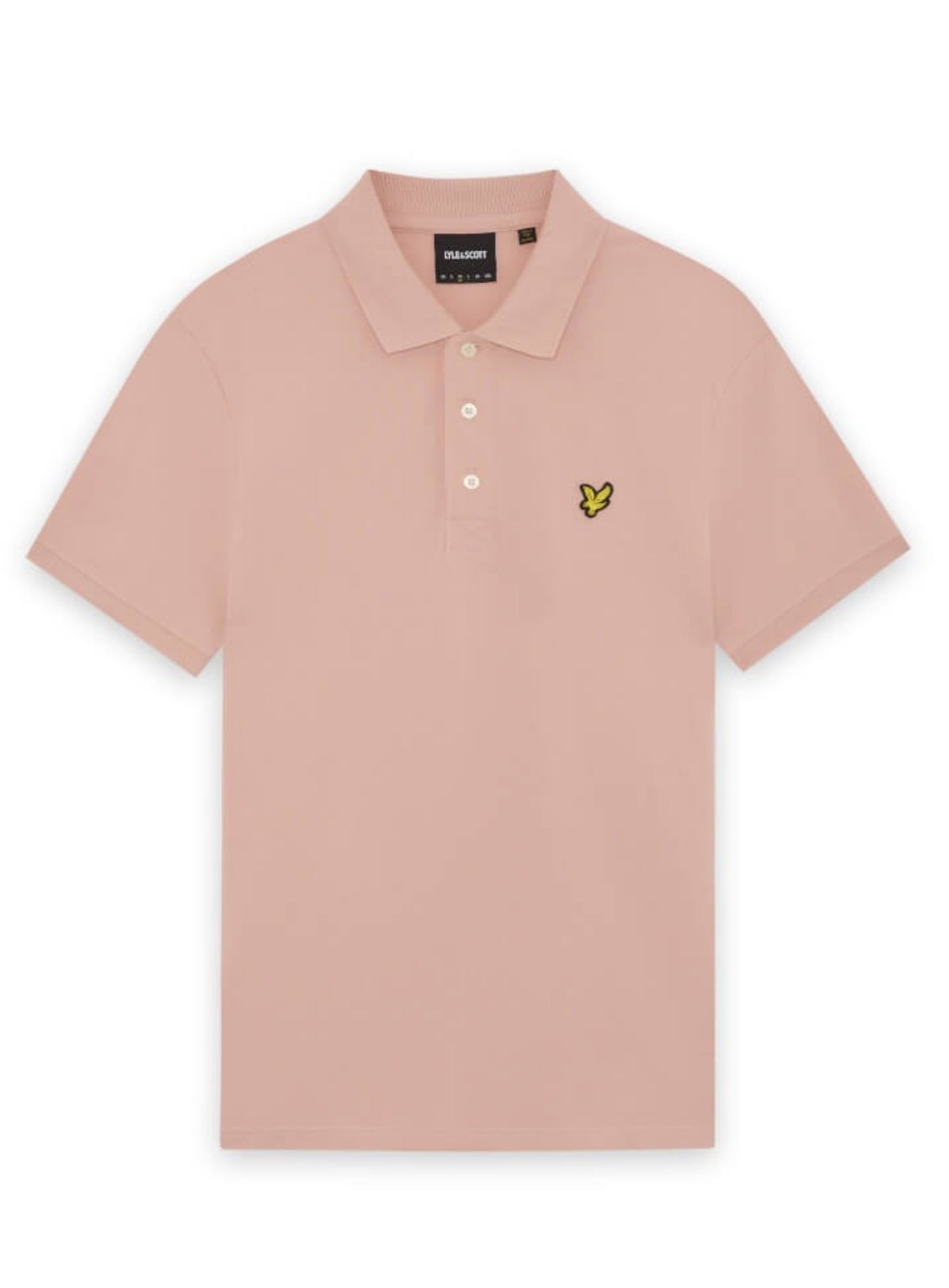 LYLE & SCOTT Cotton Polo Shirt Pink Grapefruit