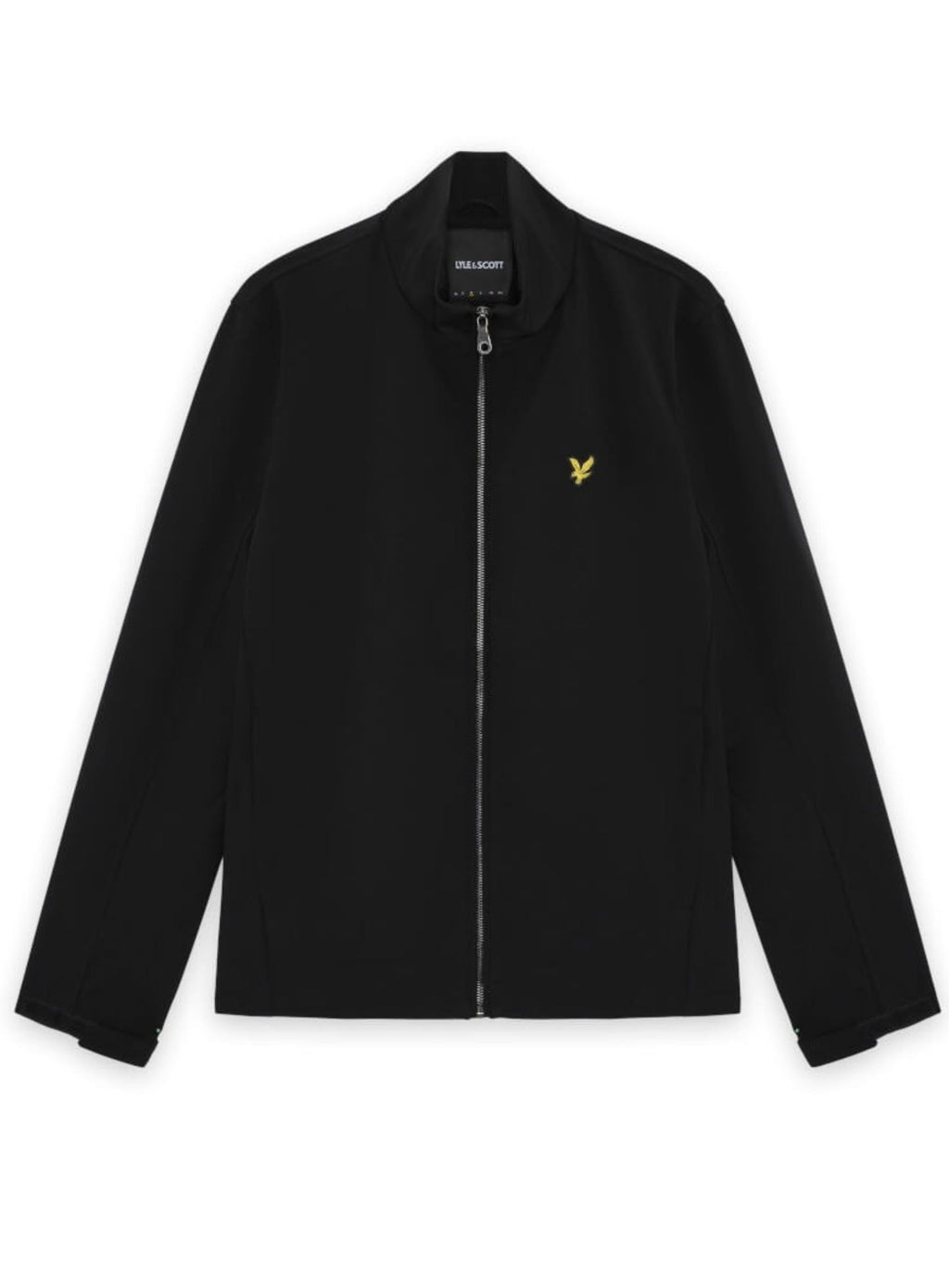 LYLE & SCOTT Mesh Back Softshell Funnel Neck Jacket Jet Black