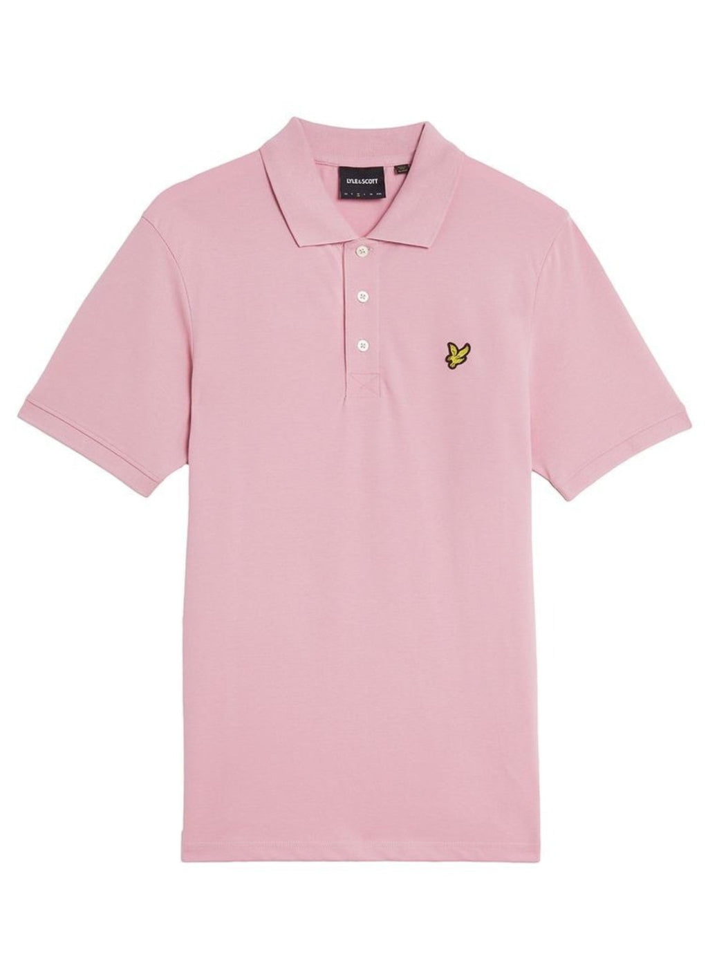 LYLE & SCOTT Plain Polo Shirt Pink Light