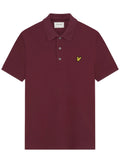 LYLE & SCOTT Plain Polo Shirt Burgundy