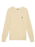 LYLE & SCOTT Engineered Rib Crew Neck Grey Taupe