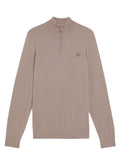 LYLE & SCOTT Merino Wool 1/4 Zip Jumper Cinder