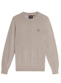 LYLE & SCOTT Tonal Eagle Merino Crew Neck Jumper Nomad