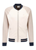 LYLE & SCOTT Interlock Contrast Raglan Bomber Cobblestone