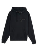 LYLE & SCOTT Script Brushback Pullover Hoodie Dark Navy