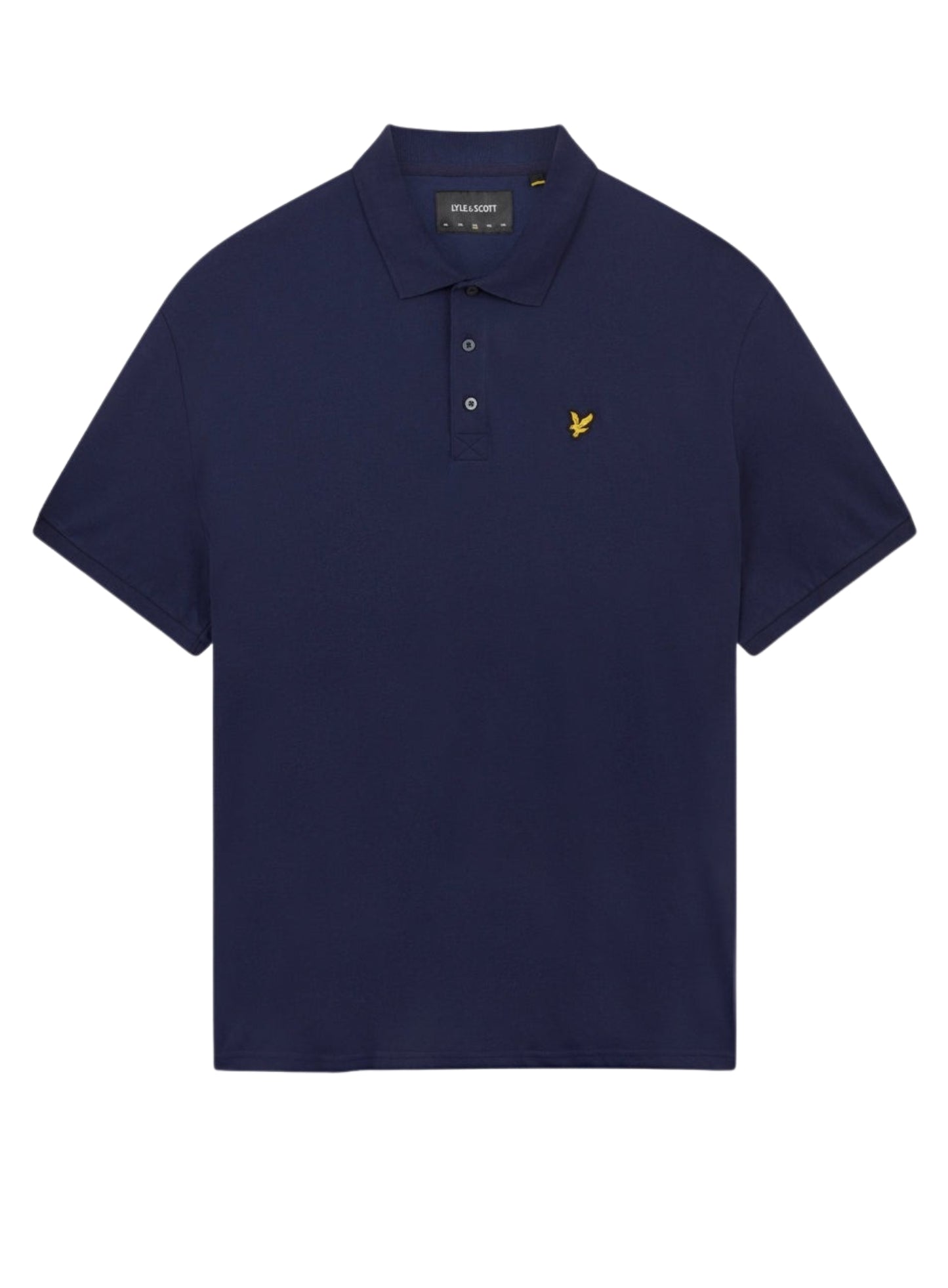 LYLE & SCOTT Plain Polo Shirt Navy