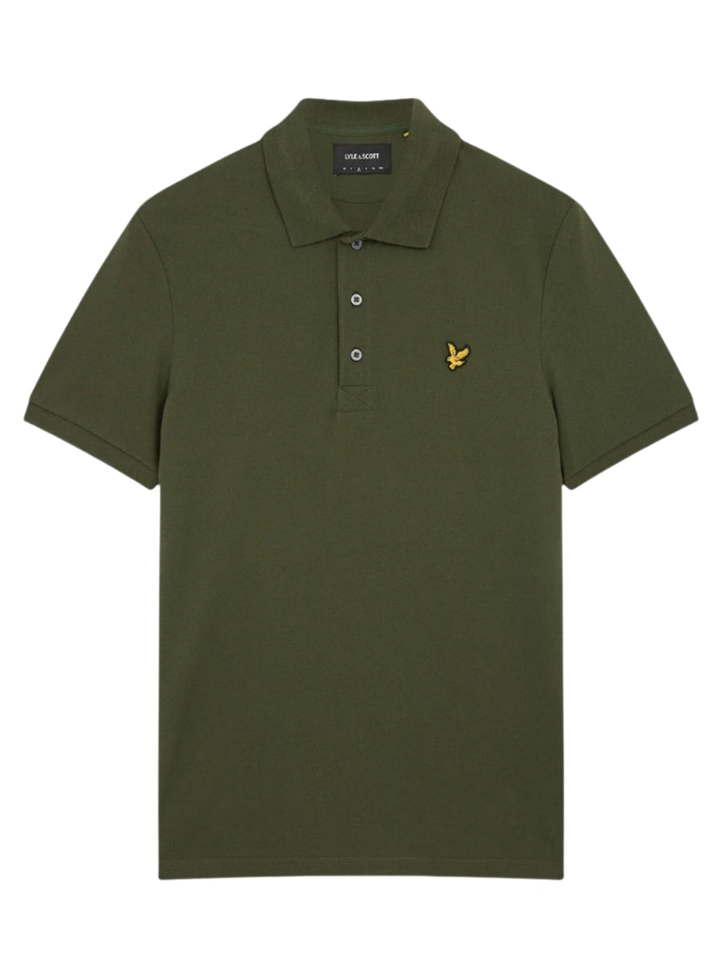 LYLE & SCOTT Plain Polo Shirt Olive