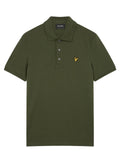 LYLE & SCOTT Plain Polo Shirt Olive