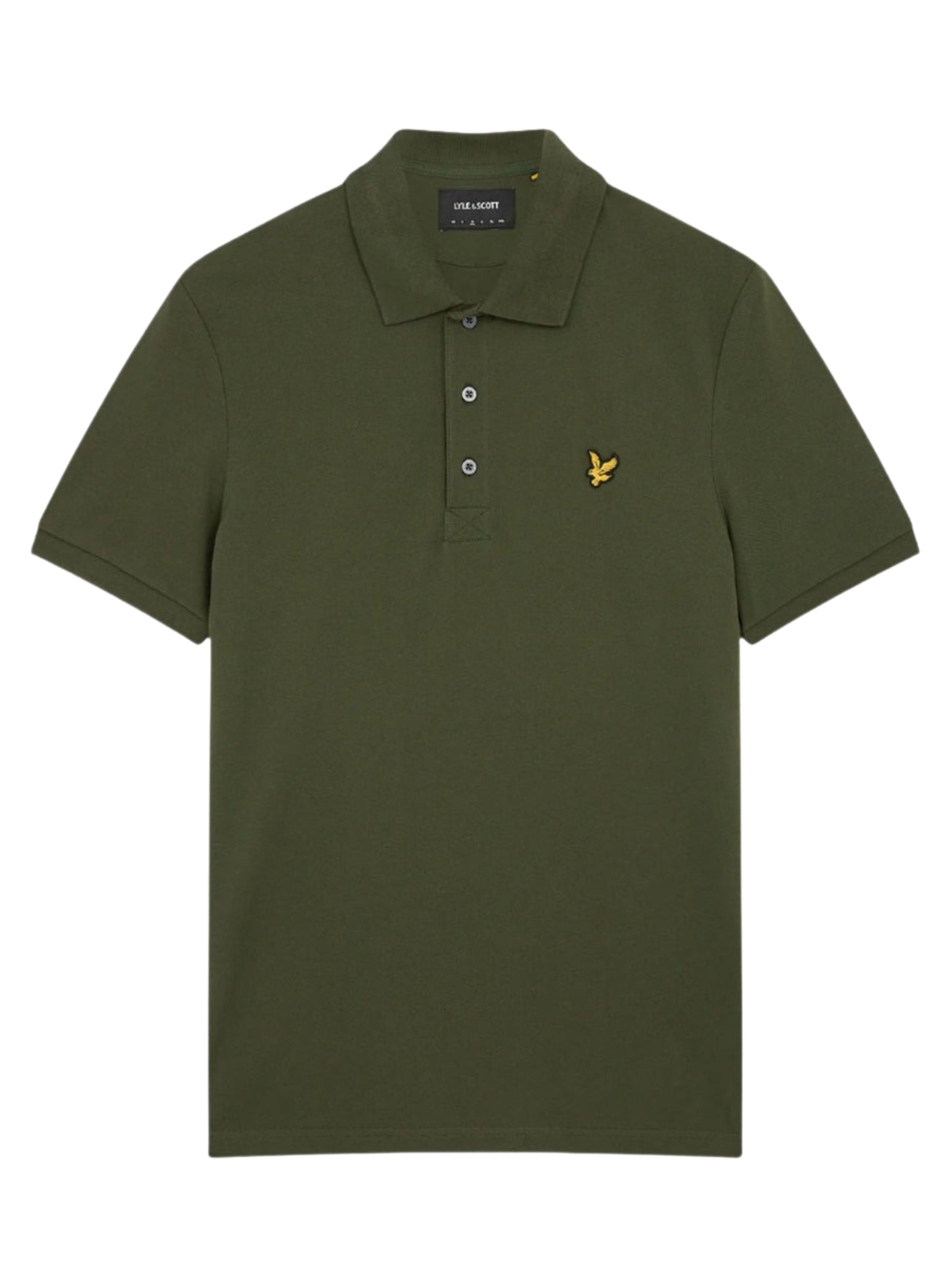 LYLE & SCOTT Plain Polo Shirt Olive