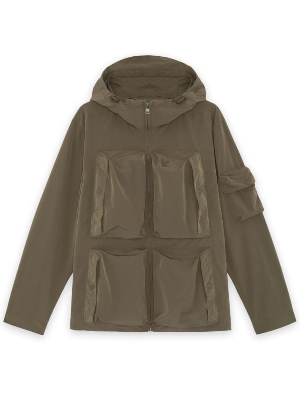 LYLE & SCOTT Lightweight Ripstop Windcheater Khaki Ash
